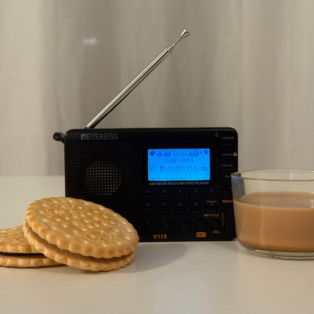 TDBR Qur'ān Radio+ portable Qur'an audio player