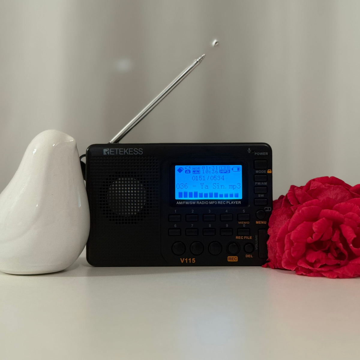 TDBR Qur'ān Radio+ portable Qur'an audio player